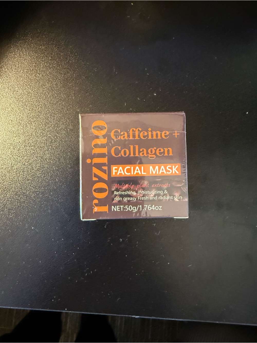 Caffeine + Collagen Facial Mask — Brown